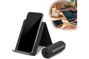 Foldable Silicone Aluminum Holder, Flexible Silicones Aluminum Phone Holder Stand, Ultra-Slim Foldable Phone Stand – Universa