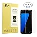(Case Friendly) Galaxy S7 Glass Screen Protector, (2 Pack) USmile Premium 9H Tempered Glass Screen Protectors for Samsung Galaxy S7 HD Clear Anti-Bubble Screen Film