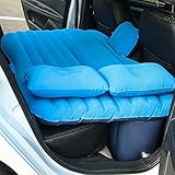 Car Travel Air Mattress Air Cushion Bed Multifunctional Mobile Inflatable Bed Cushion for Sleep Rest and Intimate Motion (Blue)