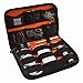 Geekria Electronics Accessories Case for Cable, Charger, Charging Cords, Various USB and Parts / Portable Travel case / Protective Storage Carrying Bag (Black)