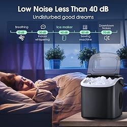 Ice Maker Countertop, Fast ice Making in 6