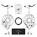 AFTERPARTZ NV-5 G3/ HS1 Bike Disc Brake Kit Front + Rear Rotor (NV-5 G3 White Kit with Handle)