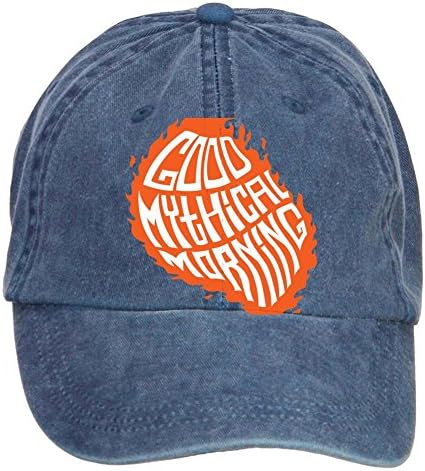 Creetive idea Unisex Good Mythical Morning Logo Adjustable Custom Baseball Cap Navy