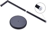 Topsky Free Standing Toilet Roll Holder Stainless Steel Anti Rust Black view 5