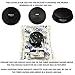 Corvette Jack Puck Pads SNAP in Support Lift Set of 4 Pads Fits: All C5 C6 C7 1997 Through 2019 Corvette's (See Description for Limits for The C6 ZO6 + ZR1)