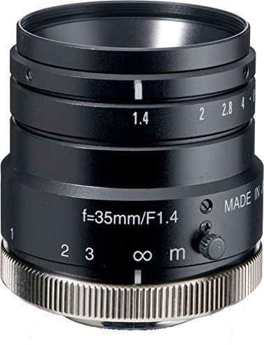 Kowa LM35HC 1" 35mm F1.4 Manual Iris C-Mount Lens, 2 Megapixel Rated