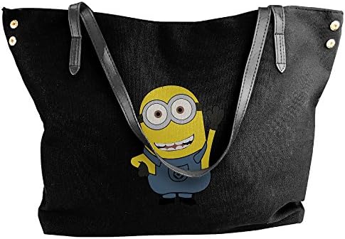 Ayafeng Hey I Am Minions Canvas Crossbody Shoulder Bag