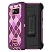 OtterBox Defender Series SCREENLESS Edition for Samsung Galaxy S8 - Frustration Free Packaging - Arabesque (Rosmarine/Plum Haze/Arabesque)