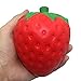 Trasfit 4.3” Jumbo Slow Rising Squishy Strawberry, Kawaii Squishy Charms, Hand Pillow Toy, Stress Relief Toy