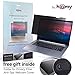 homy Privacy Matte Screen Protector for 14.0 inch Widescreen Laptops. Bonus: Web Camera Sliding Cover for Computer, Storage Folder. Easy Removable, Filter Size: 6 7/8 x 12 3/16 inch, Except Edges.
