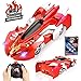 Remote Control Car Gravity Defying RC Car Race Car Toys for Floor and Wall or Glass, 360°Rotating Stunt Rechargeable High-Speed Vehicle with LED Lights, Wall Climbing Car RC Cars for Kids and Adults