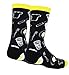 Zmart Men's Chef Baking Kitchen Crew Socks, Funny Vegetable Food Design with Gift Box