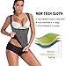 TELALEO Neoprene Sauna Waist Trainer Corset Vest for Weight Loss, Hot Sweat Slimming Vest for Women-Gray-2XL