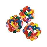 Fun Express - Colorful Intertwined Rubber Balls (Pack of 12)