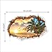 Sunny Beach 3D Broken Wall Vinyl Wall Stickers for Bedroom Living Room Background Decor Removable Decals