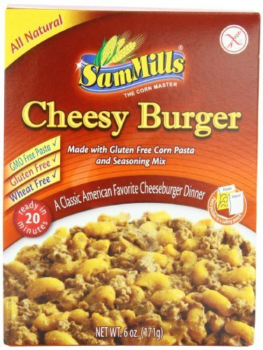 Sam Mills Cheesy Burger Dinner Kit, 6 Ounce - 6 per case.