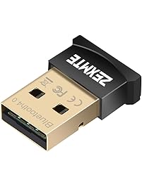 ZEXMTE Bluetooth USB Adapter CSR 4.0 USB Dongle Bluetooth Receiver Transfer Wireless Adapter for Laptop PC Support Windows 10/8/7/Vista/XP,Mouse and Keyboard,Headset