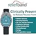 Reliefband Classic Wristband | FDA Cleared Relief for Motion Sickness (Car, Air, Train, Sea), & Morning Sickness | Drug Free (1 Extra Gel Tube)