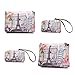 Realer Women's Handbags Purse Tote Bags Female Crossbody Bags 3 Pcs Shoulder Bags Top-Handle Handbag PU Leather Set