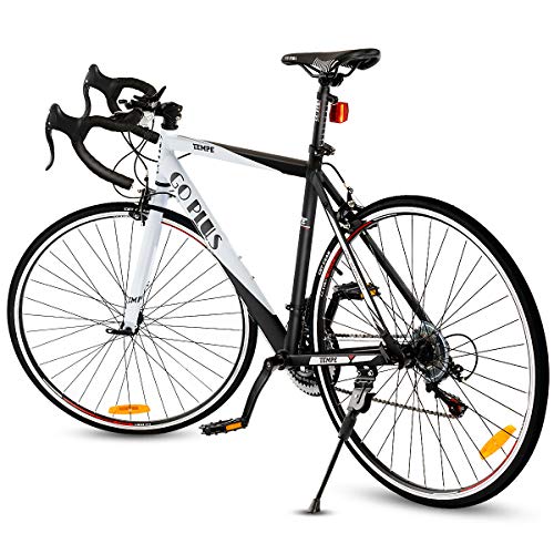 Goplus Commuter Bike Road Bike Quick Release Aluminum 700C Shimano 21