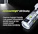 OPT7 H1 CREE XLamp LED DRL Fog Light Bulbs - 5000K Bright White @ 700 Lm per bulb - All Bulb Sizes and Colors - 1 year Warranty (Pack of 2)