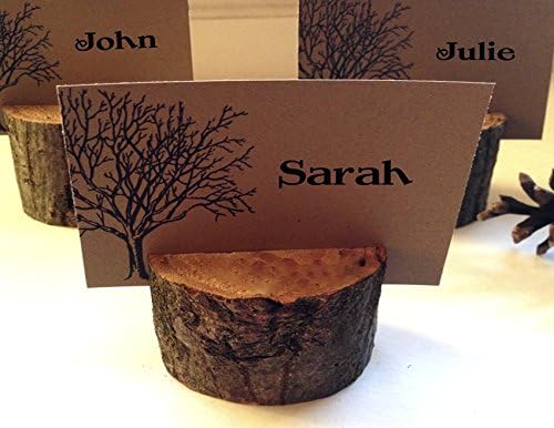 70 Wedding wood escort/place card holder