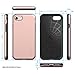 Luvvitt Super Armor Case with Dual Layer Shockproof Protection for Apple iPhone SE 2020 / iPhone 7 (2016) / iPhone 8 (2017) - Rose Gold