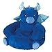Trend Lab Children's Plush Character Chair, Dragon, Blue