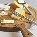 Boska Holland Stainless Steel Cheese Knife, Cheesy Blade w. Forked Tip, 10 Year Guarantee, Monaco Collection