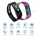 HuaWise Fitness Tracker,Activity Tracker Heart Rate Monitor Sleep Monitor,Bluetooth Waterproof Color Screen Smart Watch,Step Counter Pedometer Calorie Counter Women Men Kids