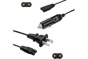 12V/24V Car Use, 110V Home/Office Use Power Cable for Electric Lunch Box, Portable Heating Bento Box Plug, Heated Lunchbox Re