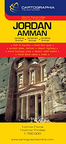 Jordan Map by Cartographia