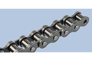 Ametric® 06B ISO, 10 Foot Box, Straight Side, Single Roller Chain, 32X10FT Ametric® Part No., 9.52 mm Pitch(P), 5.72 mm (b1), 6.35 mm (d1), 13.5 mm (I), 3/8x7/32, 3.28 mm Pin Dia,(1-005)