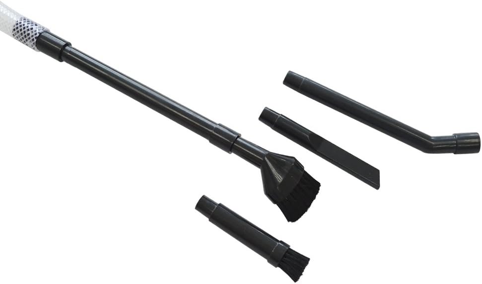EZ SPARES 7PCS Micro Vacuum Attachment 7 Piece Kit Keyboard Crevice Cleaning Tool Brush Kit: Home Improvement