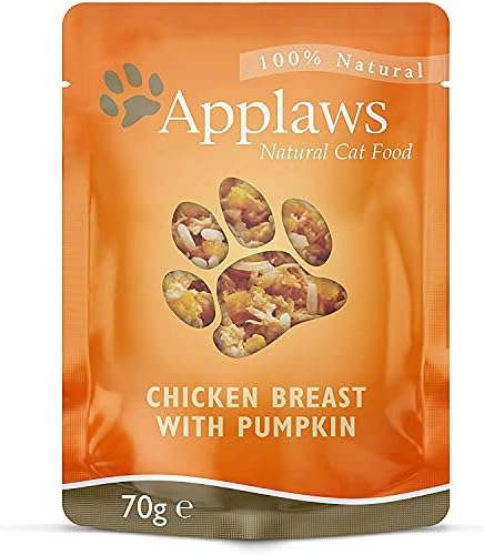 Applaws Natural Cat Food Chicken and Pumpkin Pouches (70g, Pack of 12)  price in UAE | Amazon UAE | kanbkam