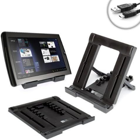 Accessory Genie StandUP Dragon Touch Y88 Tablet Stand and Fold-Up Display Mount Holder with Multiple AnglesIncludes Bonus Micro USB Cable