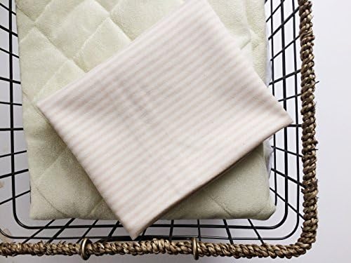 Free Organic Cotton Changing Pad Included With Every Waterproof Bamboo Crib Mattress Pad - Extra Soft and Quilted, This Fitted Protector is Hypoallergenic and Absorbent