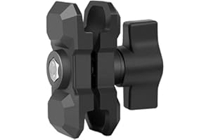 Montesy 25mm Ball Head Connector Arm Quick Detach Suitable For Action Cameras Aluminum Alloy Clamp Quick Install Design