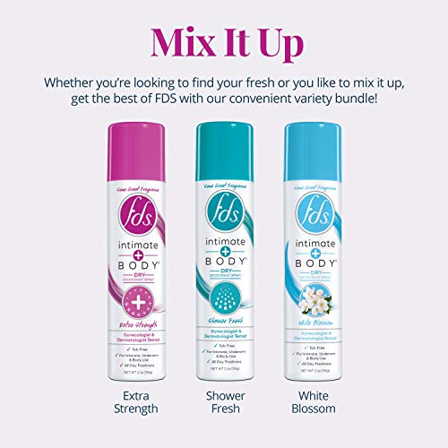 FDS Intimate Deodorant Feminine Spray for All Day Freshness & Odor