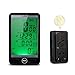 Bike computer, Waterproof Backlit Cycling Computer Speedometer Odometer Touch LCD Computer with Big Screen Back-light (Black)