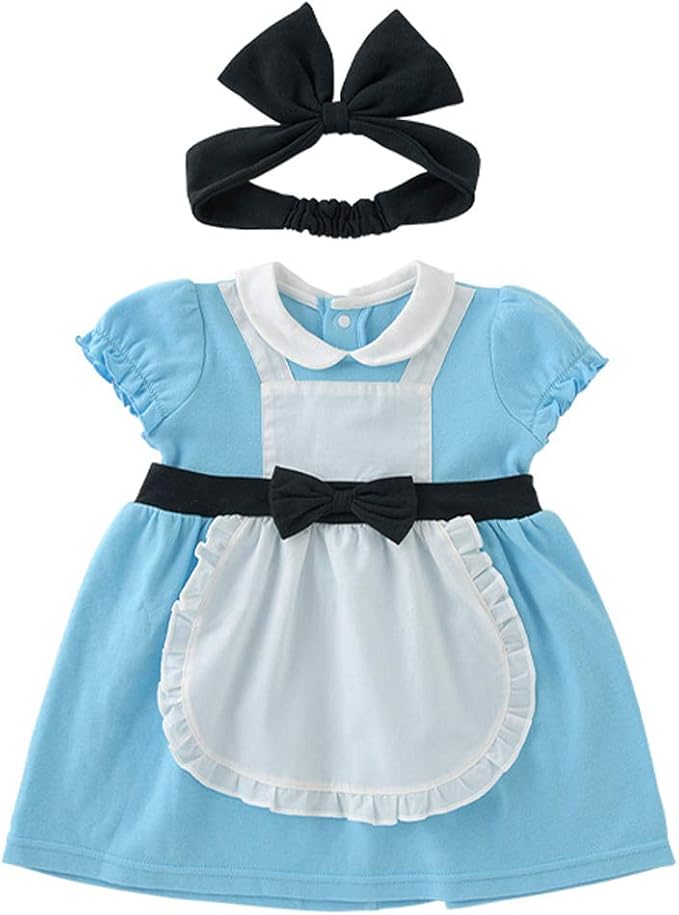 Amazon Co Jp チャックルベビー Chuckle Baby 白雪姫 半袖 ワンピースセット P2290 服 ファッション小物