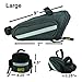 Lumintrail Bicycle Strap-On Bike Saddle Bag, Cycling Seat Bag, Under Seat Pack Medium or Large (Large)