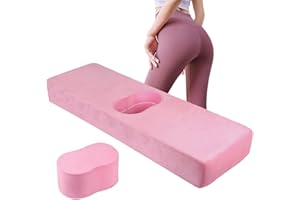 PRASNE BBL Bed After Surgery for Sleeping with Oversized Peach-Shaped Hole, Brazilian Butt Lift Surgery Recovery Mattress, Fu