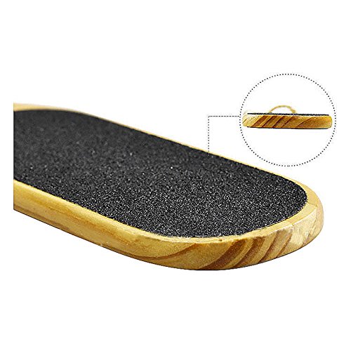 Pevor Double Sided Wood Foot Rasp Foot File and Callus Remover, Dead Skin Remover, Pedicure Scrubber Tool, Can be Used on both Wet and Dry Feet