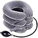 Ohuhu Neck Cervical Traction Collar Device for Neck and Back Grey (Grey)