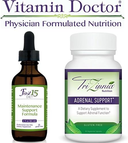 Fast 15 Appetite Suppressant Plus Adrenal Support Formula Combination Pack