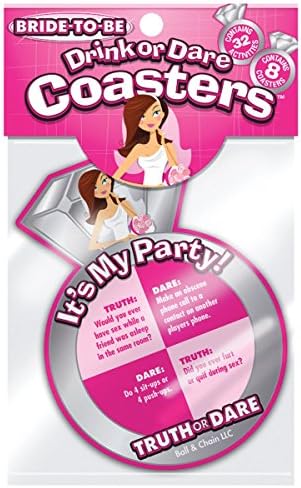 Bride to Be Truth or Dare Coasters Game