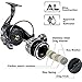 Sougayilang Metal Fishing Reel Saltwater Freshwater Double Bearing Light Smooth Casting 5.2:1 Spinning Fishing Reels