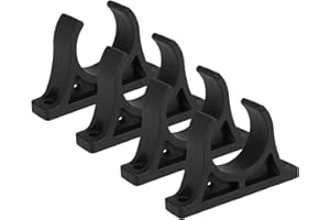 Doorslay 4PCS Kayak Paddle Rubber Clips Plastic Paddle Oar Holder Clips
