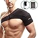 Shoulder Support Brace with Pressure Pad for Rotator Cuff - High Quality Breathable Neoprene Shoulder Wrap – Adjustable Strap by Wild-Support (+Bonus: Kinesiology Tape, Bag, eBook and User Guide)